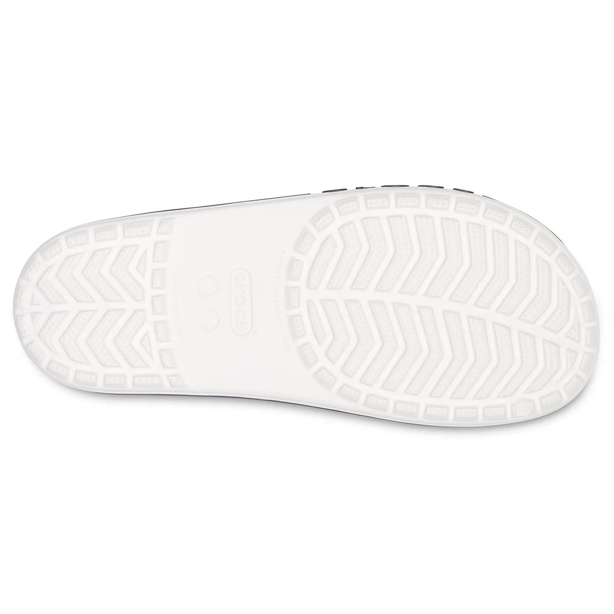 crocs bayaband slide κάτω όψη σόλας, Χρώμα White/Navy