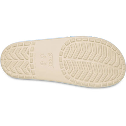 crocs bayaband slide κάτω όψη σόλας, χρώμα Winter White/Multi