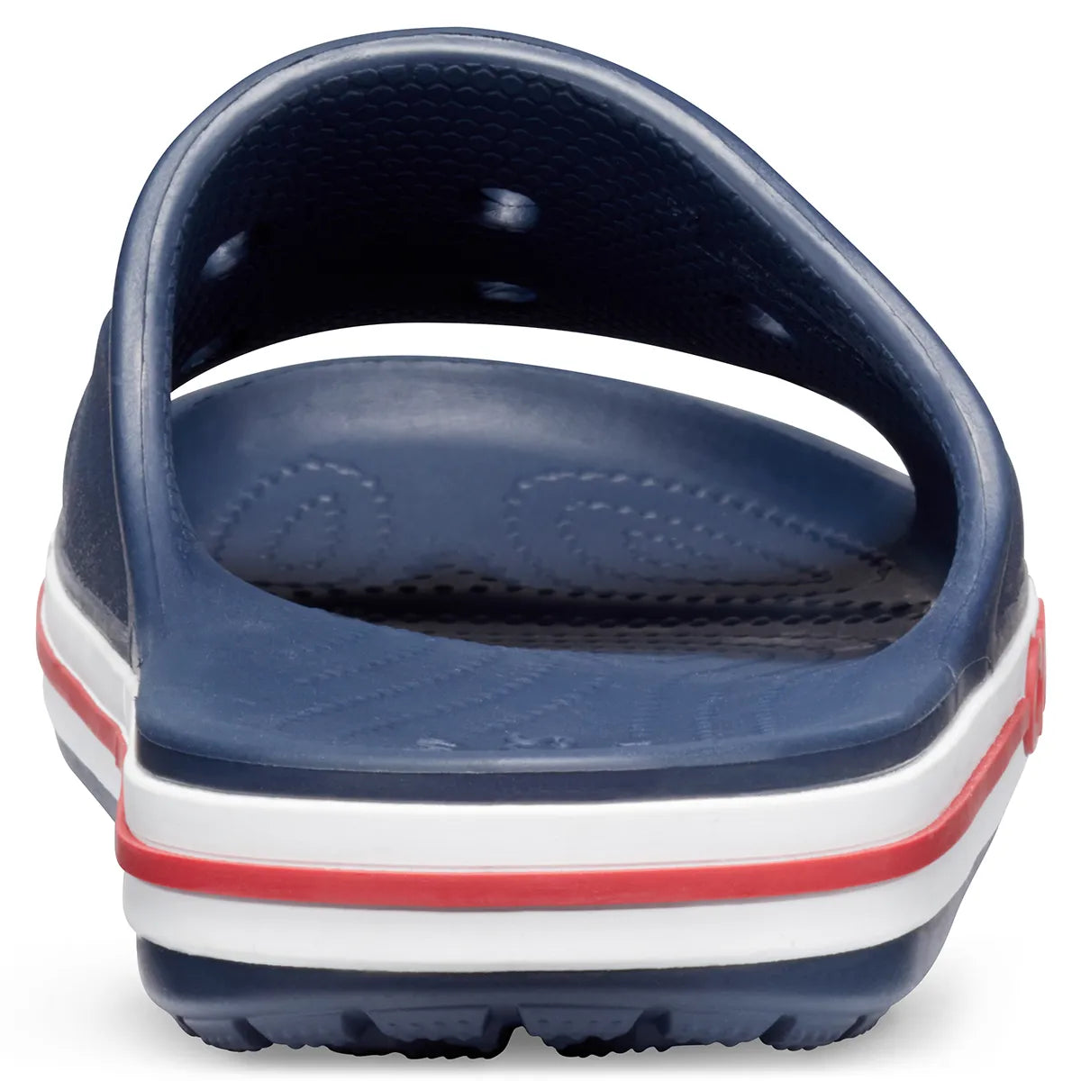 crocs bayaband slide πίσω όψη ζευγάρι, χρώμα Navy/Pepper