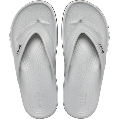 crocs bayaband flip πάνω όψη ζευγάρι, γκρί χρώμα