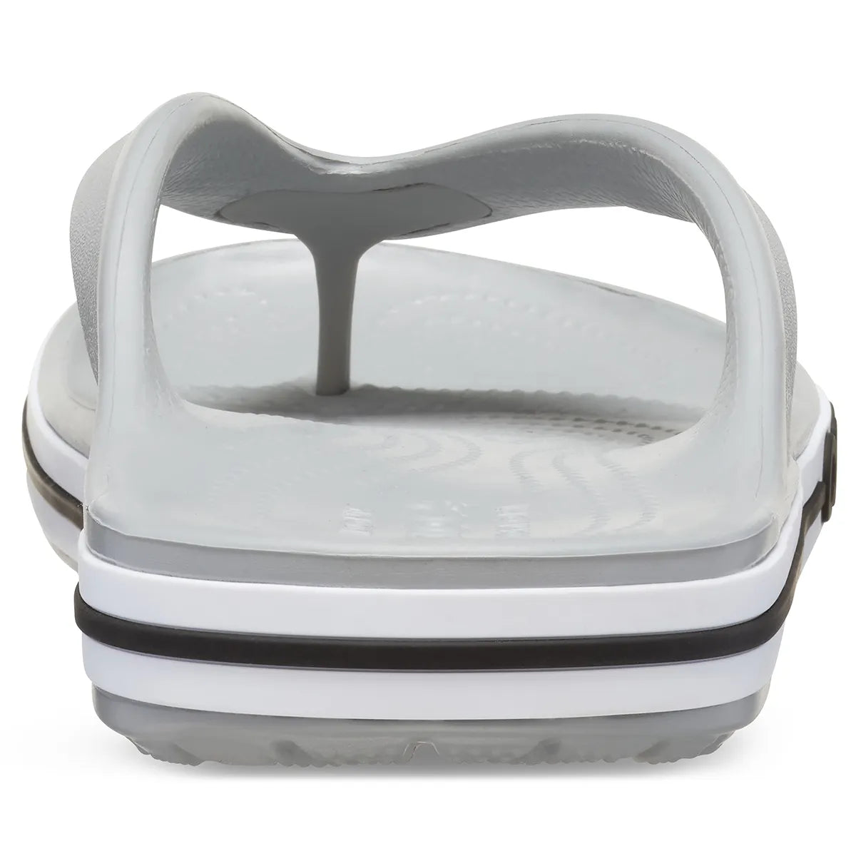 crocs bayaband flip πίσω όψη ζευγάρι, γκρί χρώμα