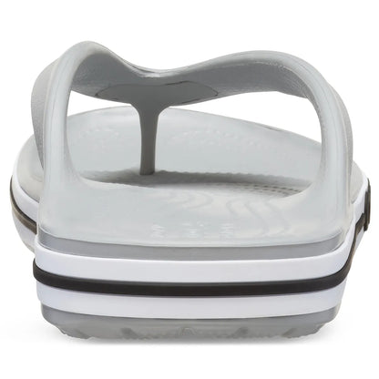 crocs bayaband flip πίσω όψη ζευγάρι, γκρί χρώμα