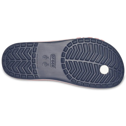 crocs bayaband flip κάτω όψη σόλας, χρώμα navy/pepper