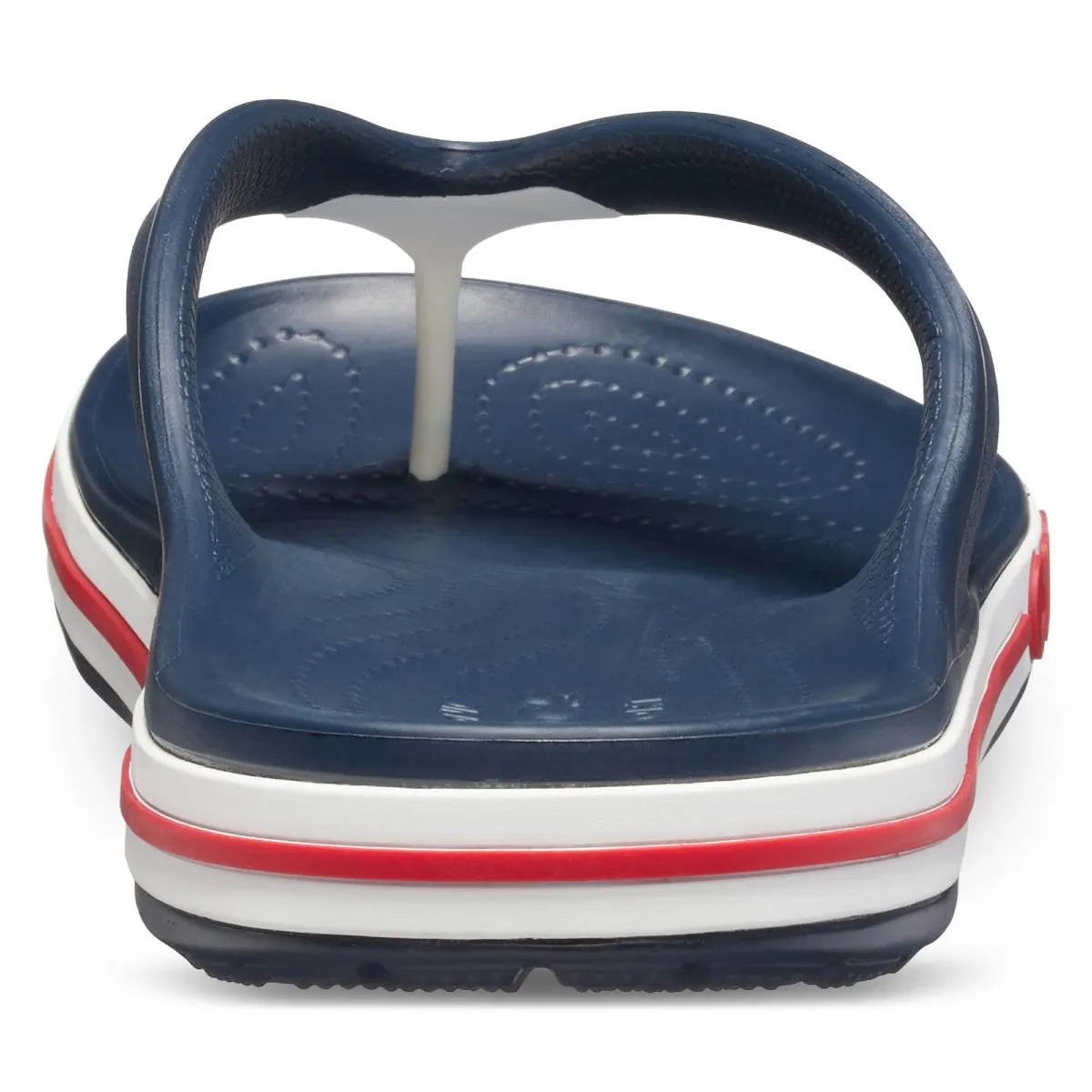 crocs bayaband flip πίσω όψη ζευγάρι, χρώμα navy/pepper