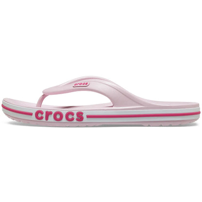 crocs bayaband flip πλάγια όψη εξωτερική πλευρά νο2, Ροζ Χρώμα