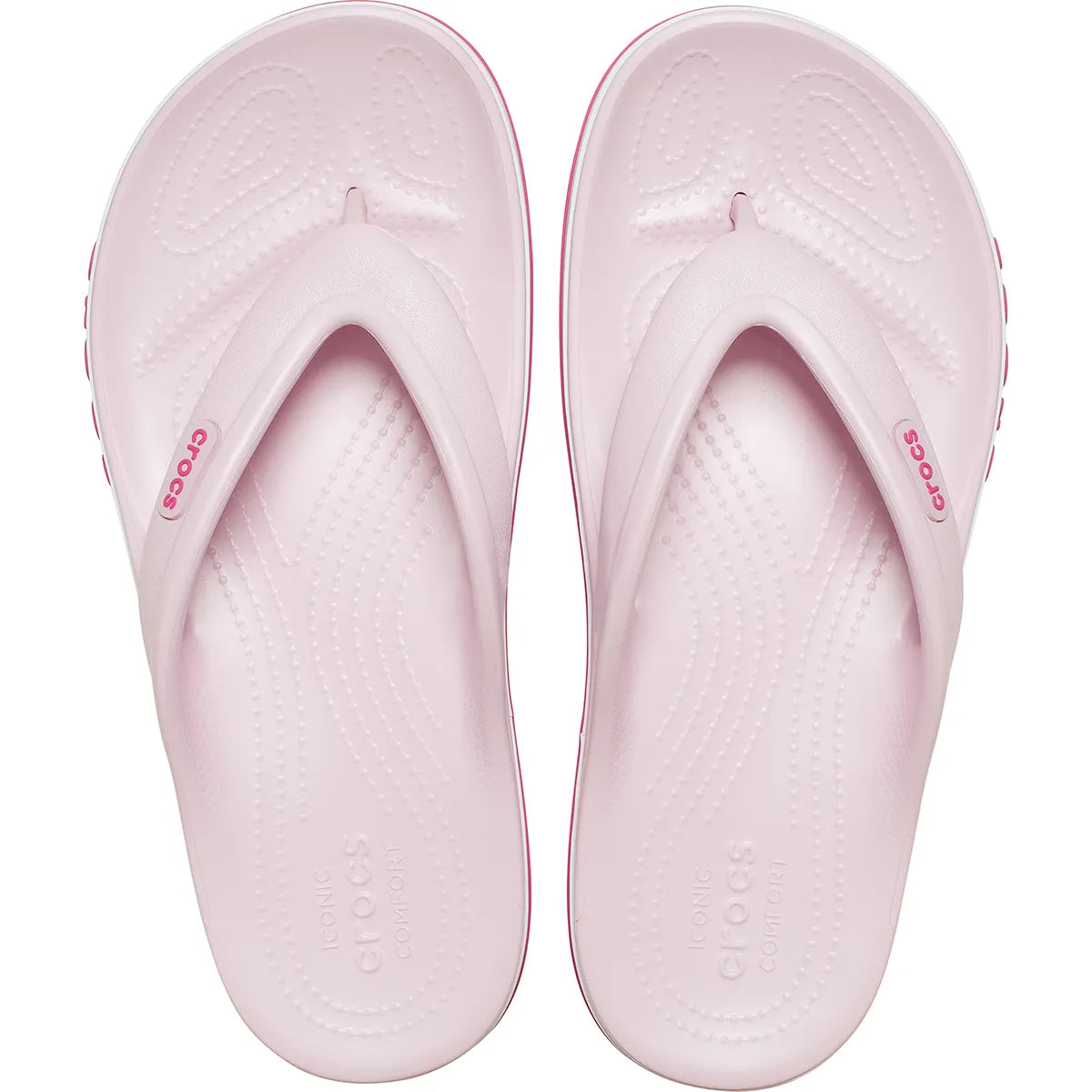 crocs bayaband flip πάνω όψη ζευγάρι, Ροζ Χρώμα