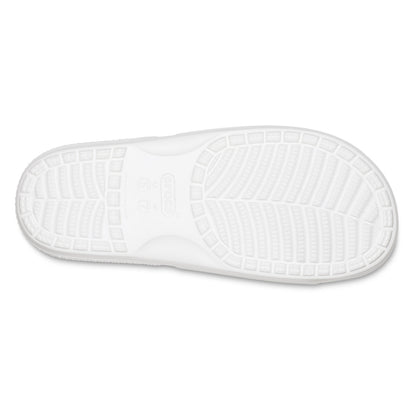 Crocs Classic Slide Unisex Ανατομική Παντόφλα Λευκή 100