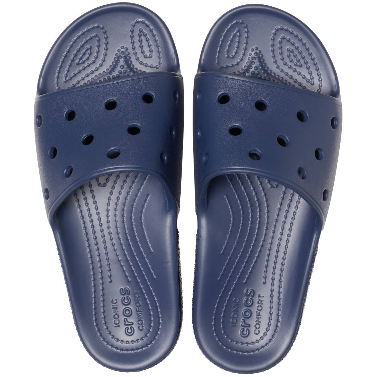 Crocs Classic Slide Unisex Ανατομική Παντόφλα Μπλε 410