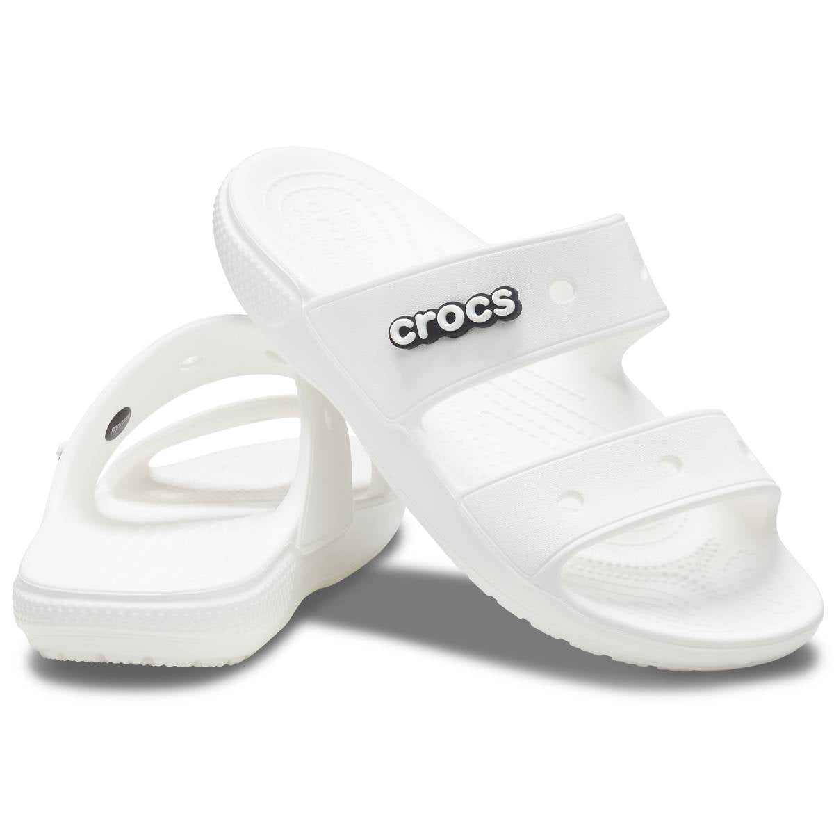 Classic Crocs Sandal Ανατομικό Unisex Σανδάλι Λευκό