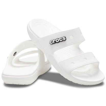 Classic Crocs Sandal Ανατομικό Unisex Σανδάλι Λευκό