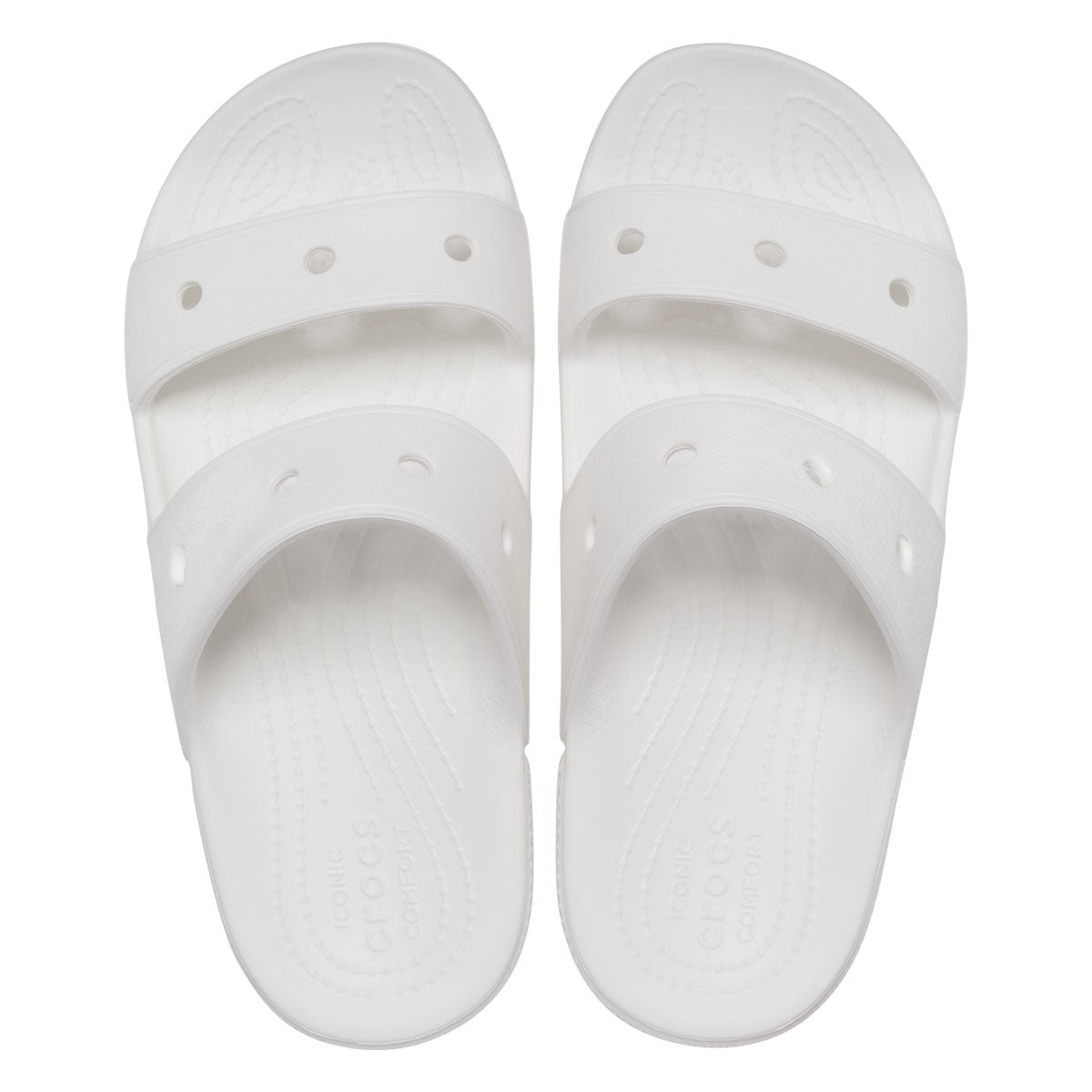 Classic Crocs Sandal Ανατομικό Unisex Σανδάλι Λευκό