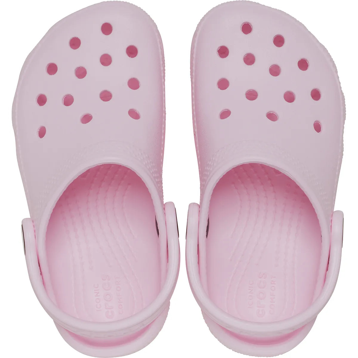 crocs classic clog t πάνω όψη ζευγάρι, pink milk