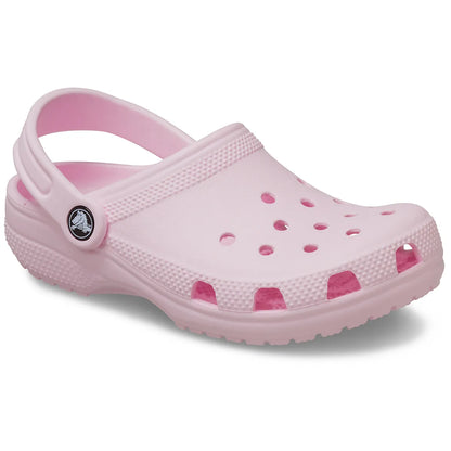 crocs classic clog t όψη 3/4 εξωτερική πλευρά, pink milk