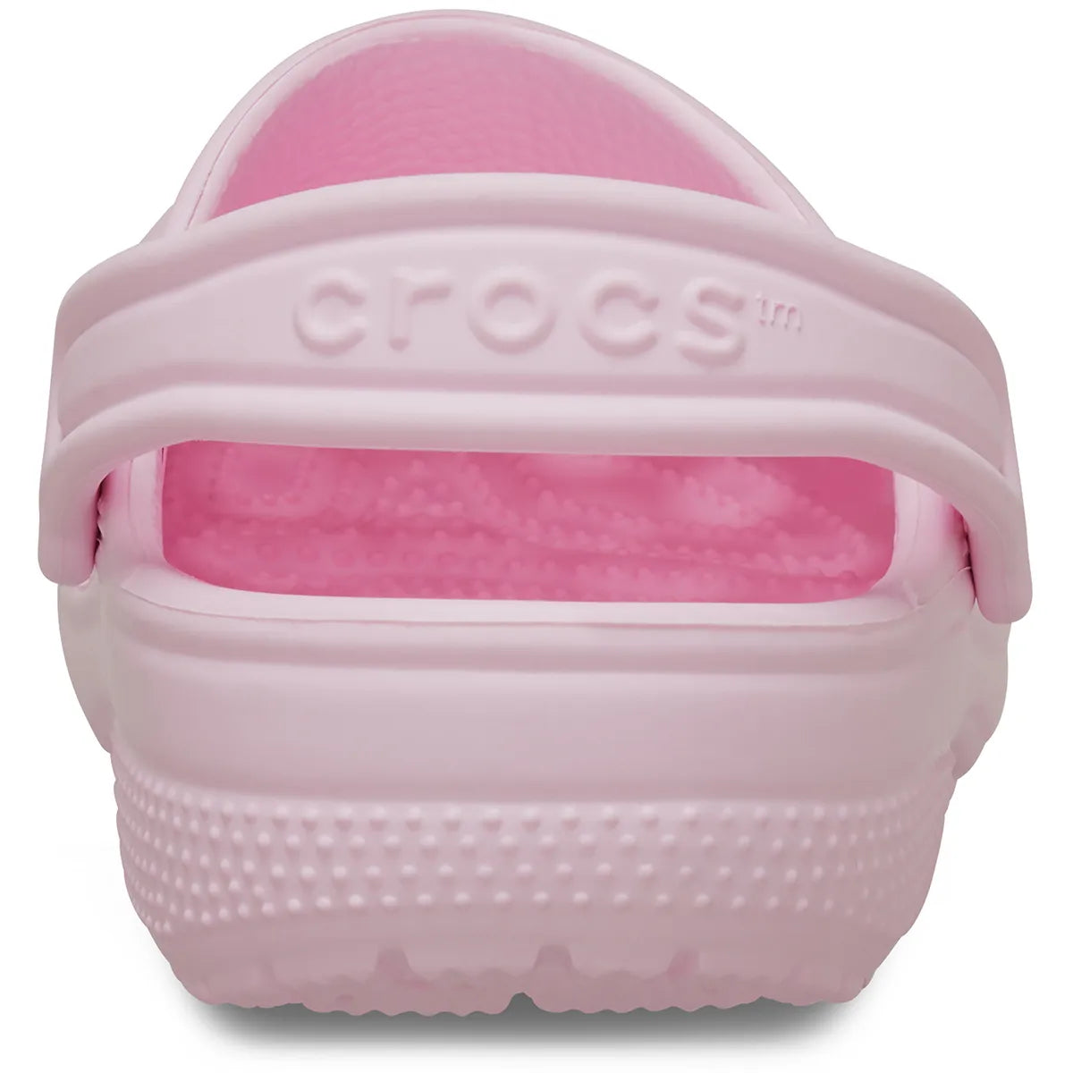 crocs classic clog t πίσω όψη ζευγάρι, pink milk