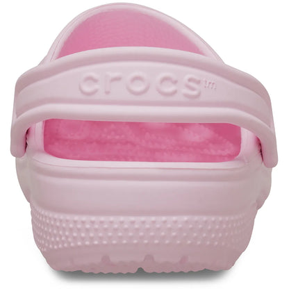 crocs classic clog t πίσω όψη ζευγάρι, pink milk
