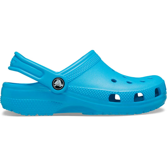 crocs classic clog k πλάγια όψη εξωτερική πλευρά, venetian blue