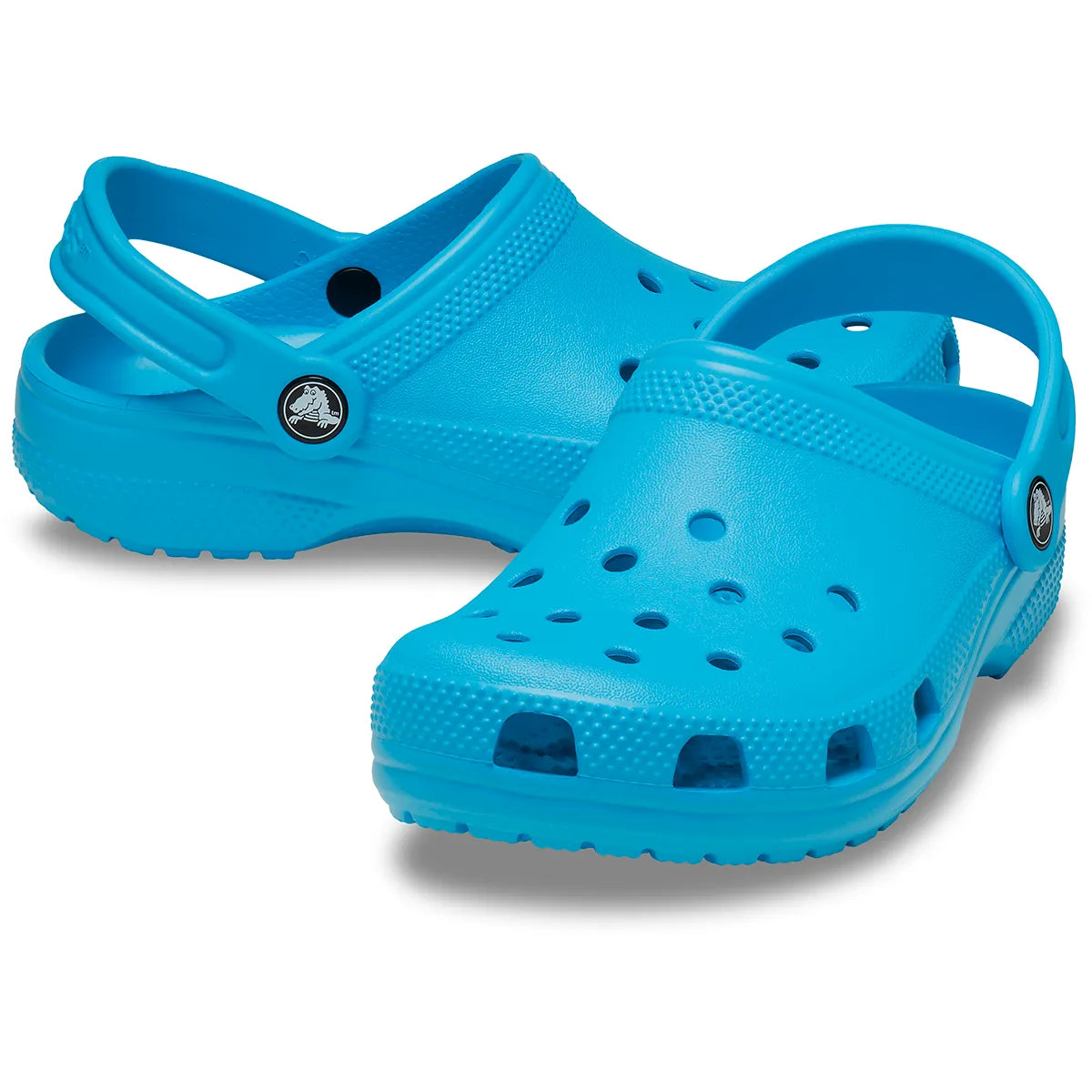 crocs classic clog k πλάγια όψη εξωτερική πλευρά no2, venetian blue