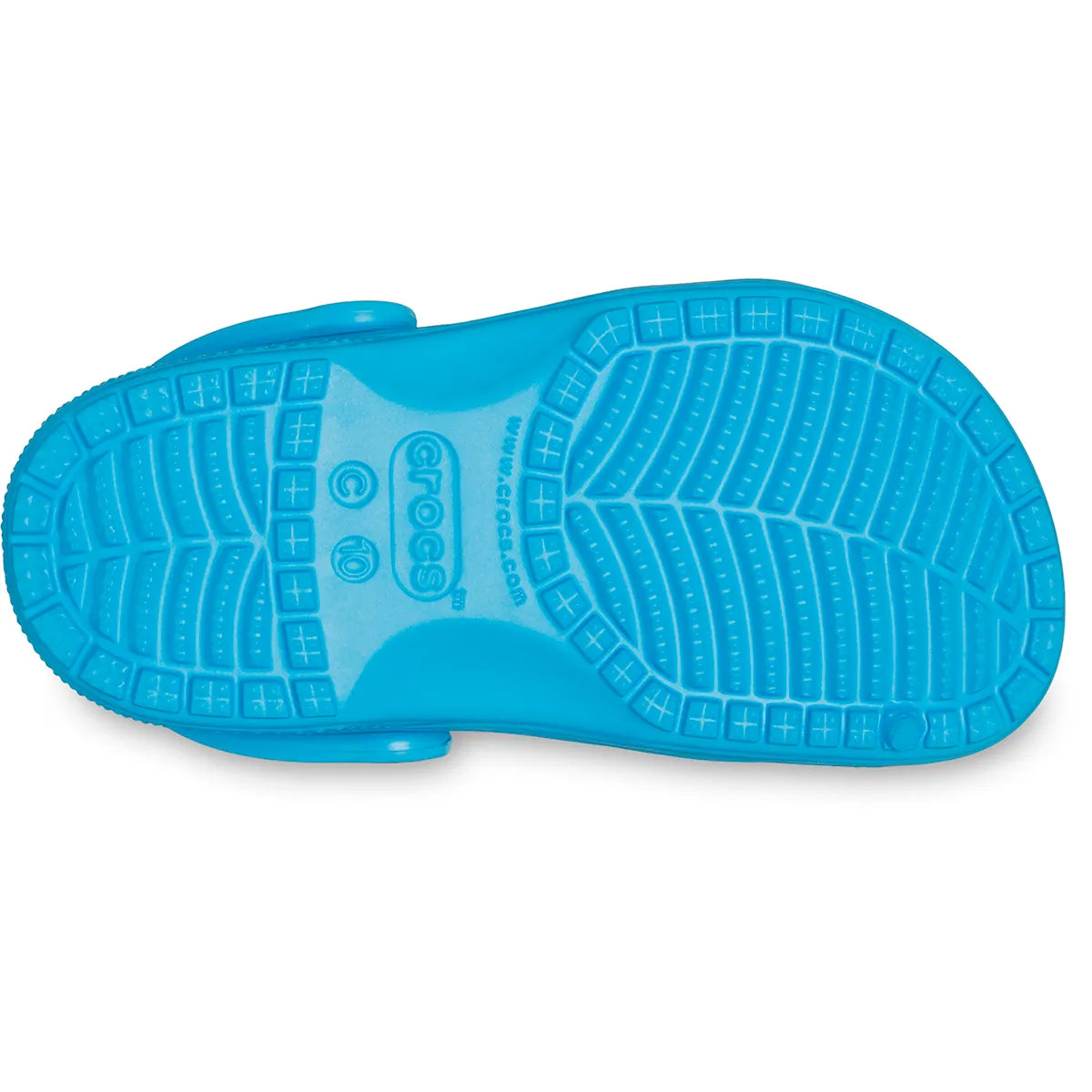 crocs classic clog k κάτω όψη σόλας, venetian blue
