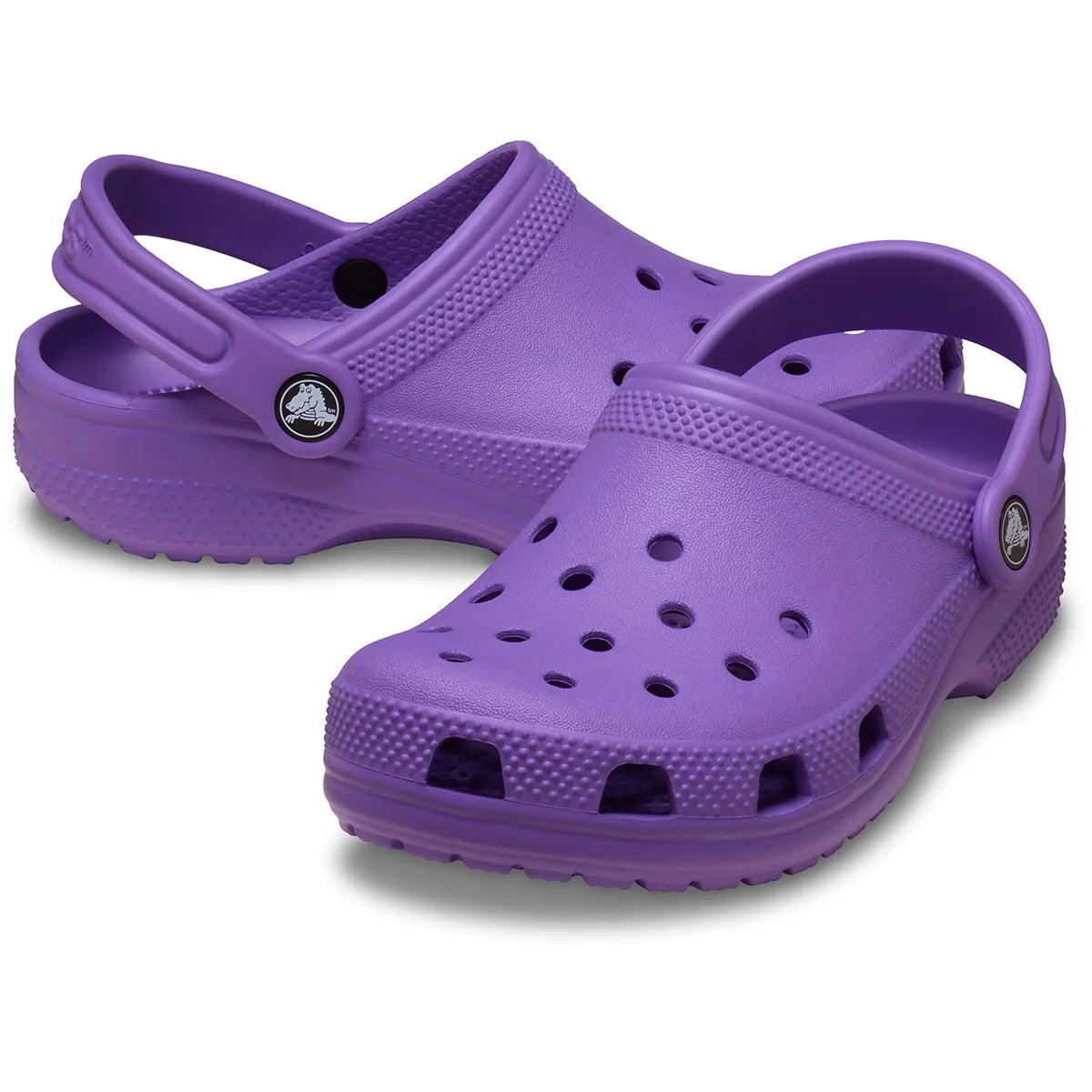crocs classic clog t μωβ παιδικό σαμπό όψη 3/4 εξωτερική πλευρά
