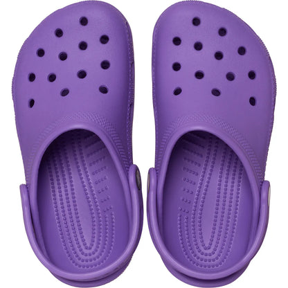 crocs classic clog t μωβ παιδικό σαμπό πάνω όψη