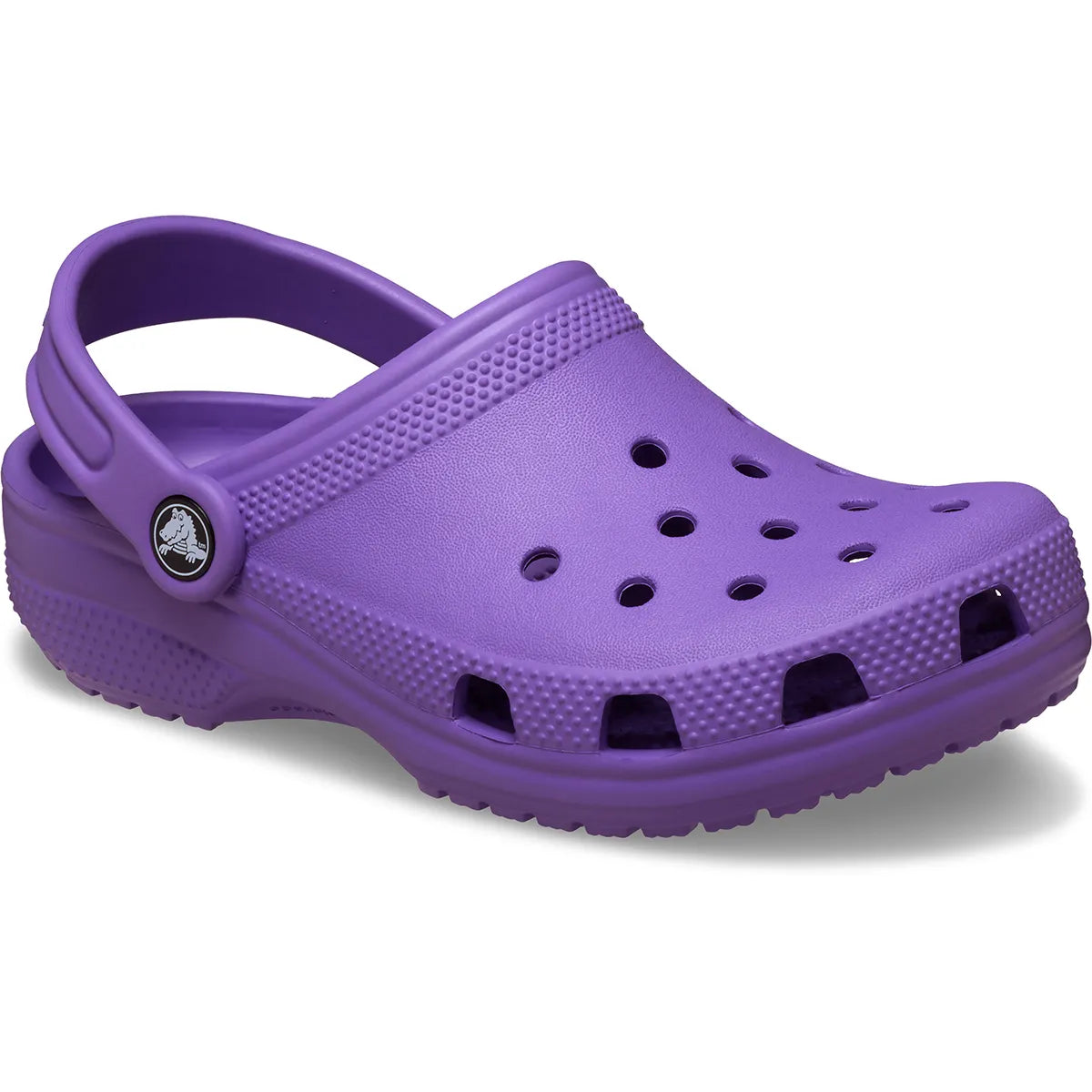 crocs classic clog t μωβ παιδικό σαμπό όψη 3/4 εξωτερική πλευρά 