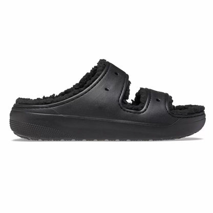 Crocs Classic Cozy Sandal Γυναικέια Ανατομικά Σανδάλια με γούνα 060