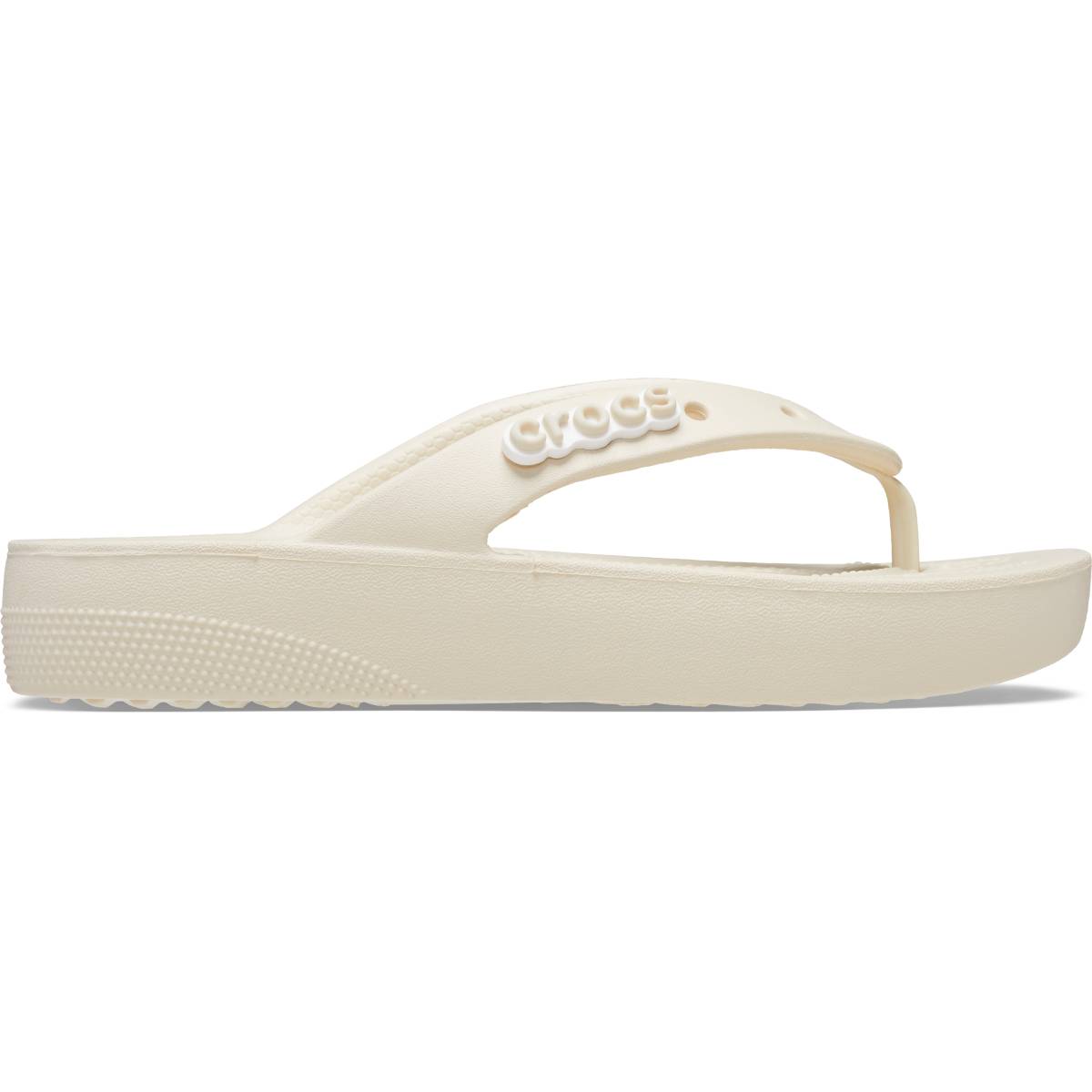 CROCS™ Classic Platform Flip Ανατομική Γυναικεία Σαγιονάρα Μπεζ 2Y2