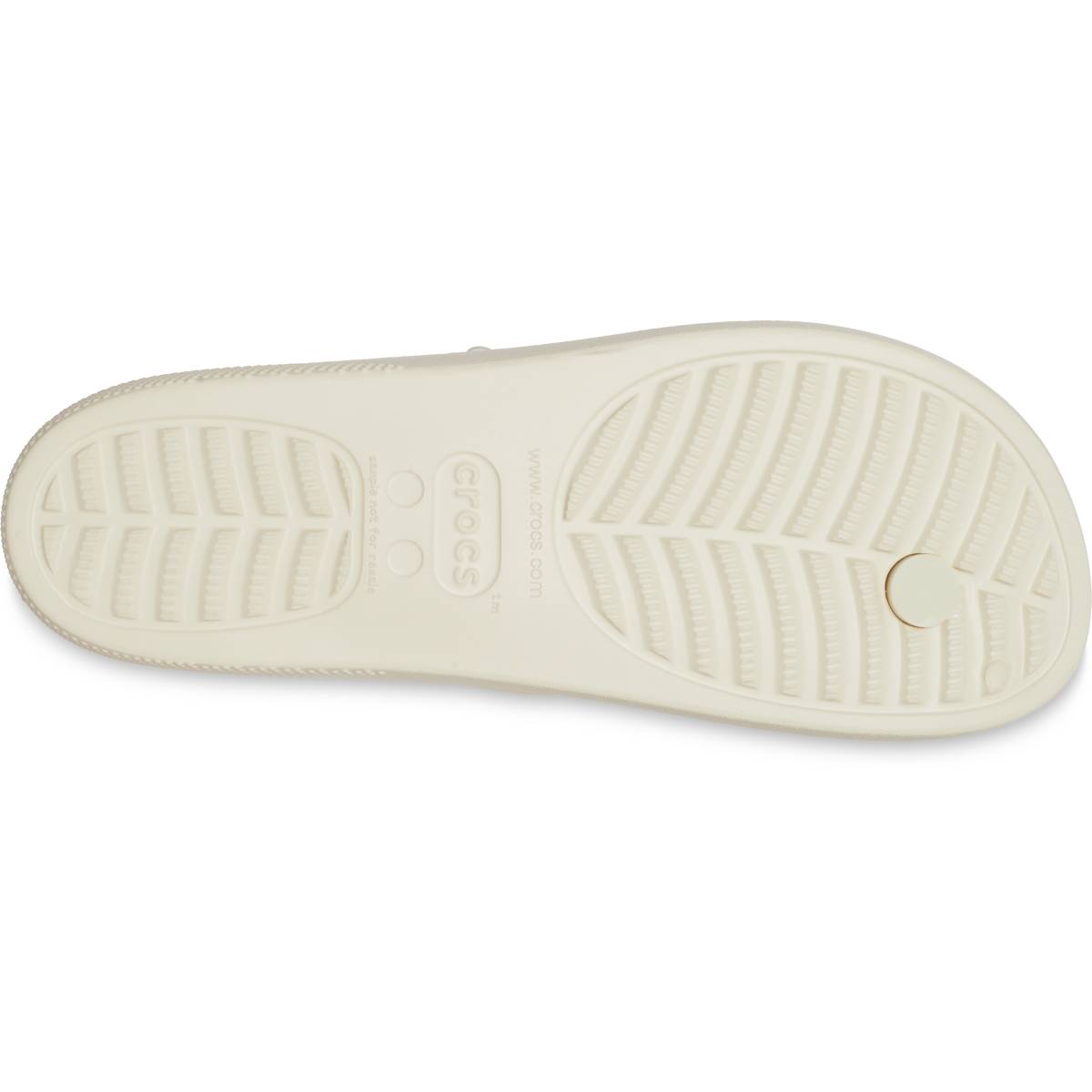 CROCS™ Classic Platform Flip Ανατομική Γυναικεία Σαγιονάρα Μπεζ 2Y2