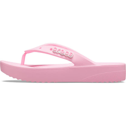 CROCS™ Classic Platform Flip Ανατομική Γυναικεία Σαγιονάρ Ροζ 6S0