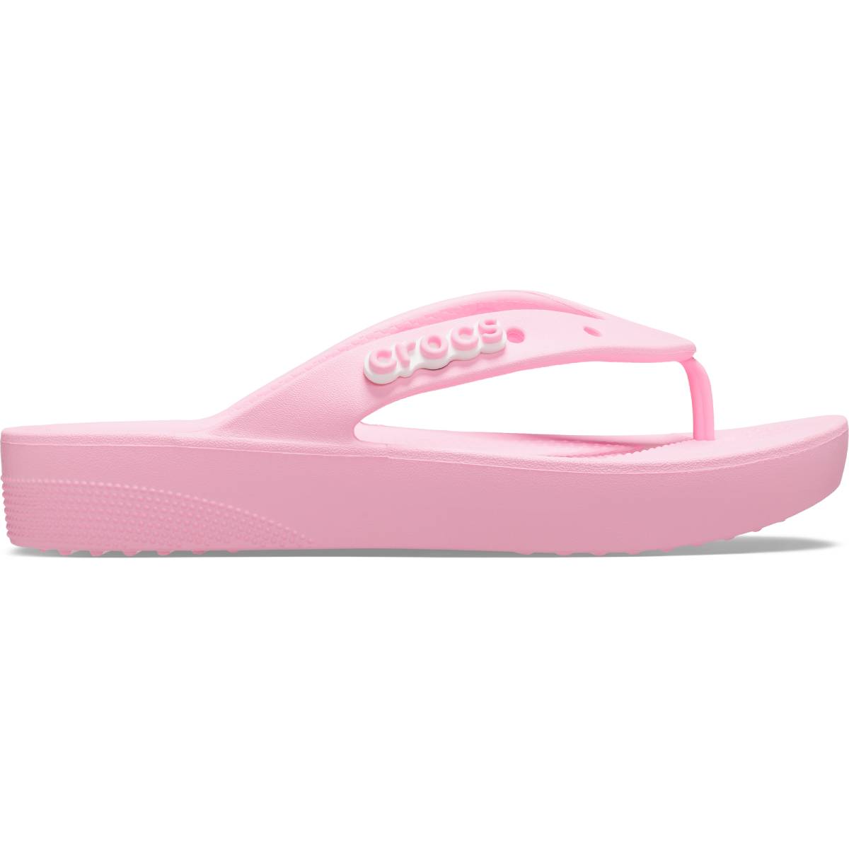 CROCS™ Classic Platform Flip Ανατομική Γυναικεία Σαγιονάρ Ροζ 6S0