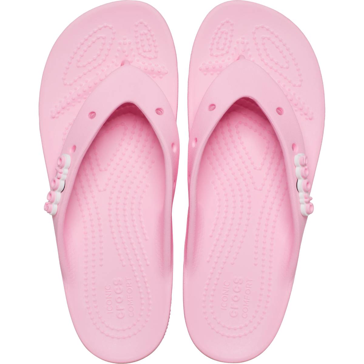 CROCS™ Classic Platform Flip Ανατομική Γυναικεία Σαγιονάρ Ροζ 6S0