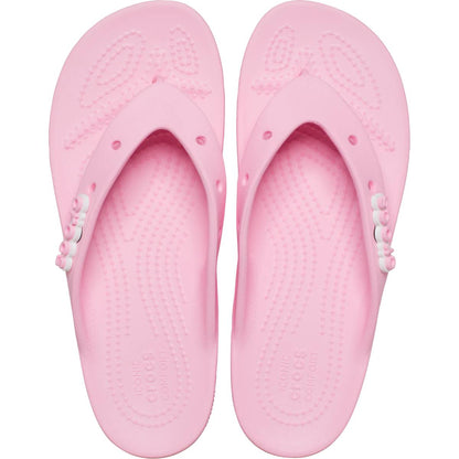 CROCS™ Classic Platform Flip Ανατομική Γυναικεία Σαγιονάρ Ροζ 6S0