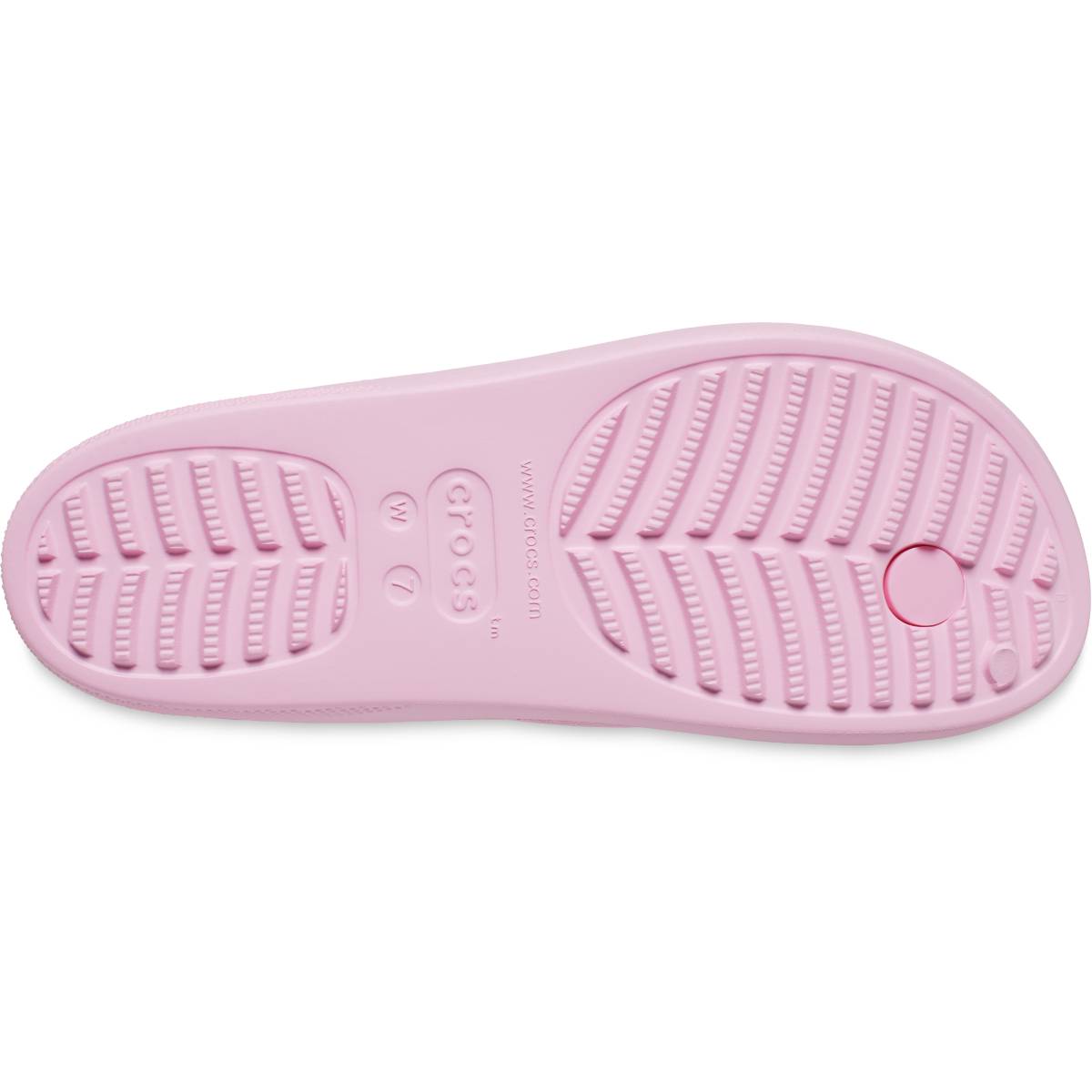 CROCS™ Classic Platform Flip Ανατομική Γυναικεία Σαγιονάρ Ροζ 6S0