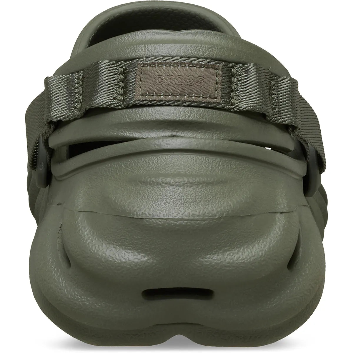 crocs echo clog unisex σαμπό πίσω όψη, Λαδί χρώμα