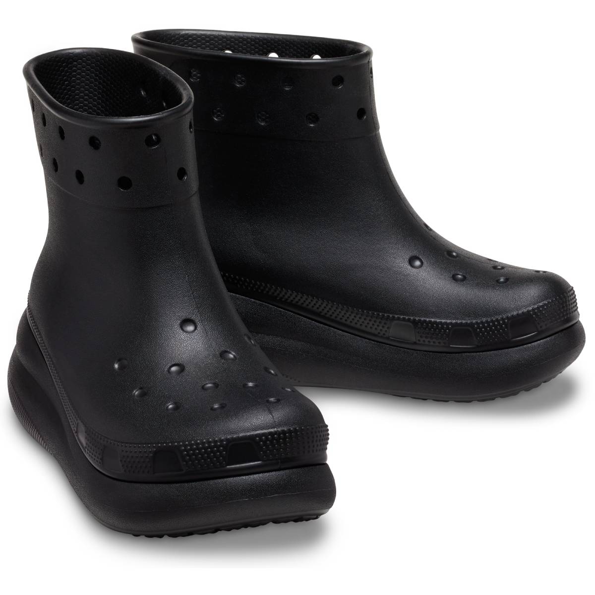 Crocs Crush Boot Γυναικεία Ανατομική Μπότα Μαύρη