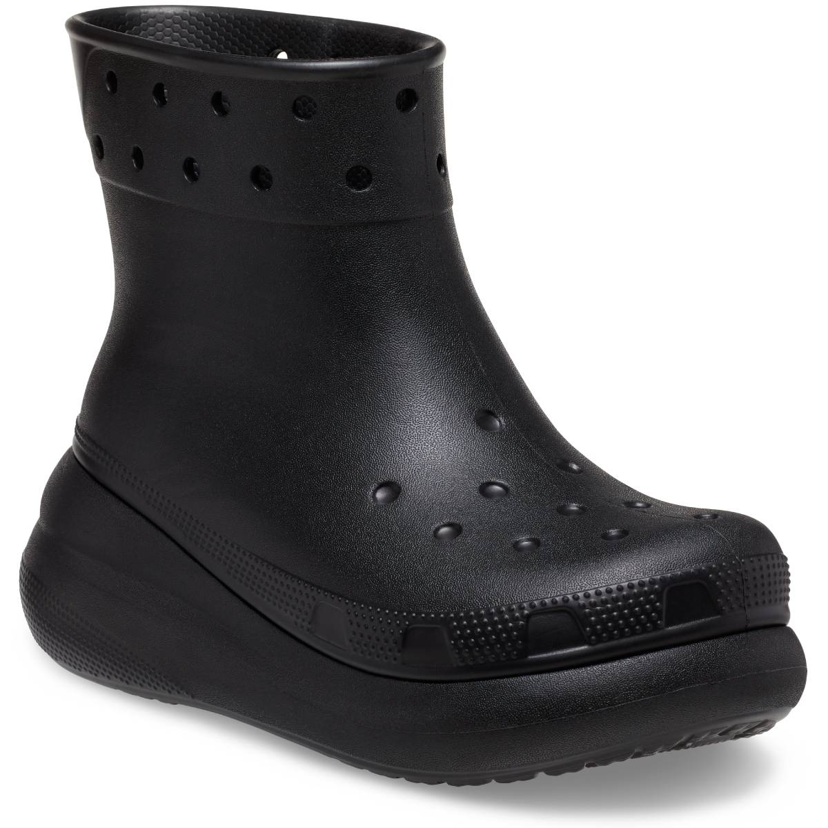 Crocs Crush Boot Γυναικεία Ανατομική Μπότα Μαύρη