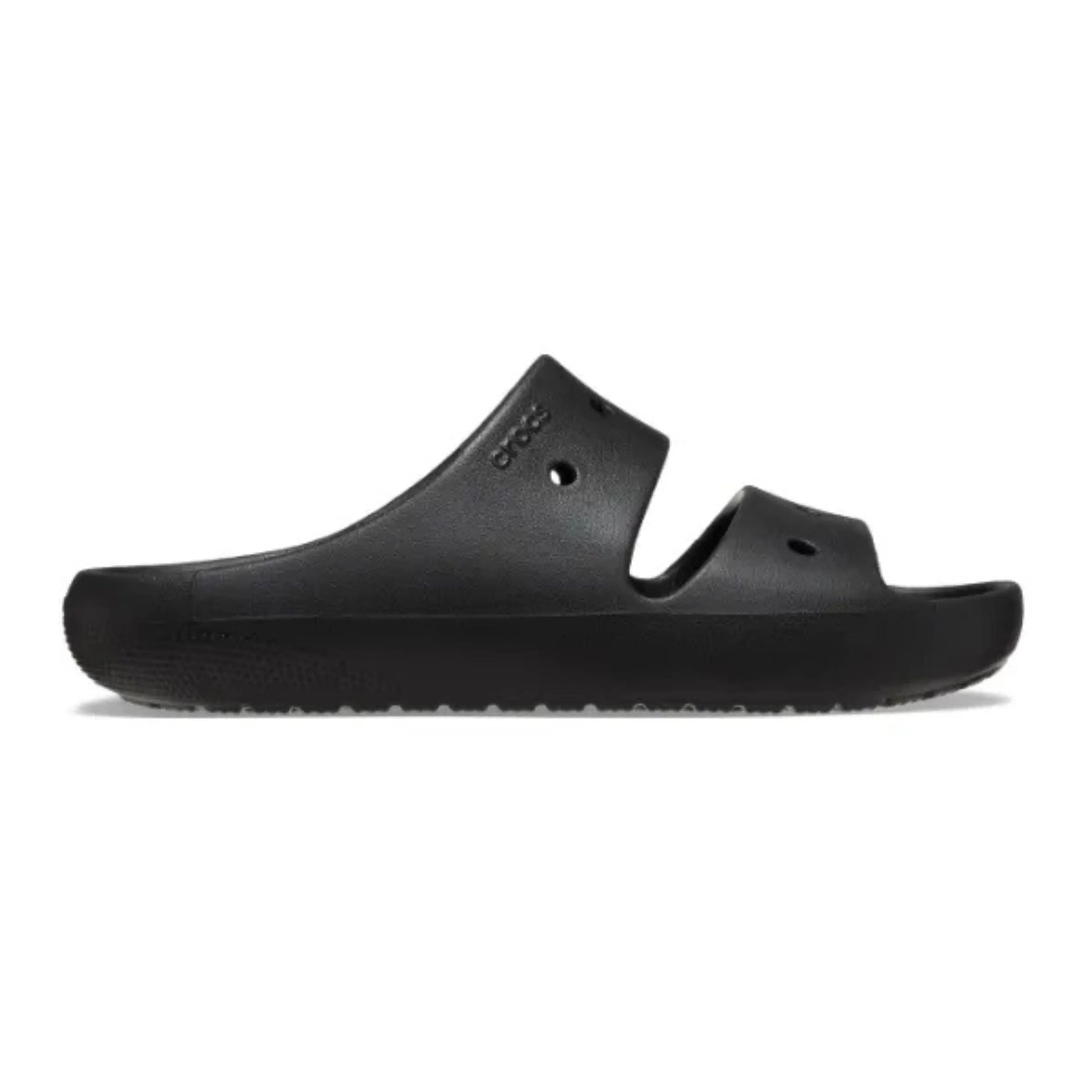 Crocs Classic Sandal v2 – unisex ανατομική παντόφλα σε μαύρο χρώμα, πλευρική όψη