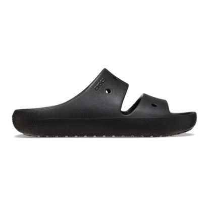 Crocs Classic Sandal v2 – unisex ανατομική παντόφλα σε μαύρο χρώμα, πλευρική όψη