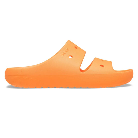 Crocs Classic Sandal v2 Unisex Ανατομική Παντόφλα Πορτοκαλί 85Q