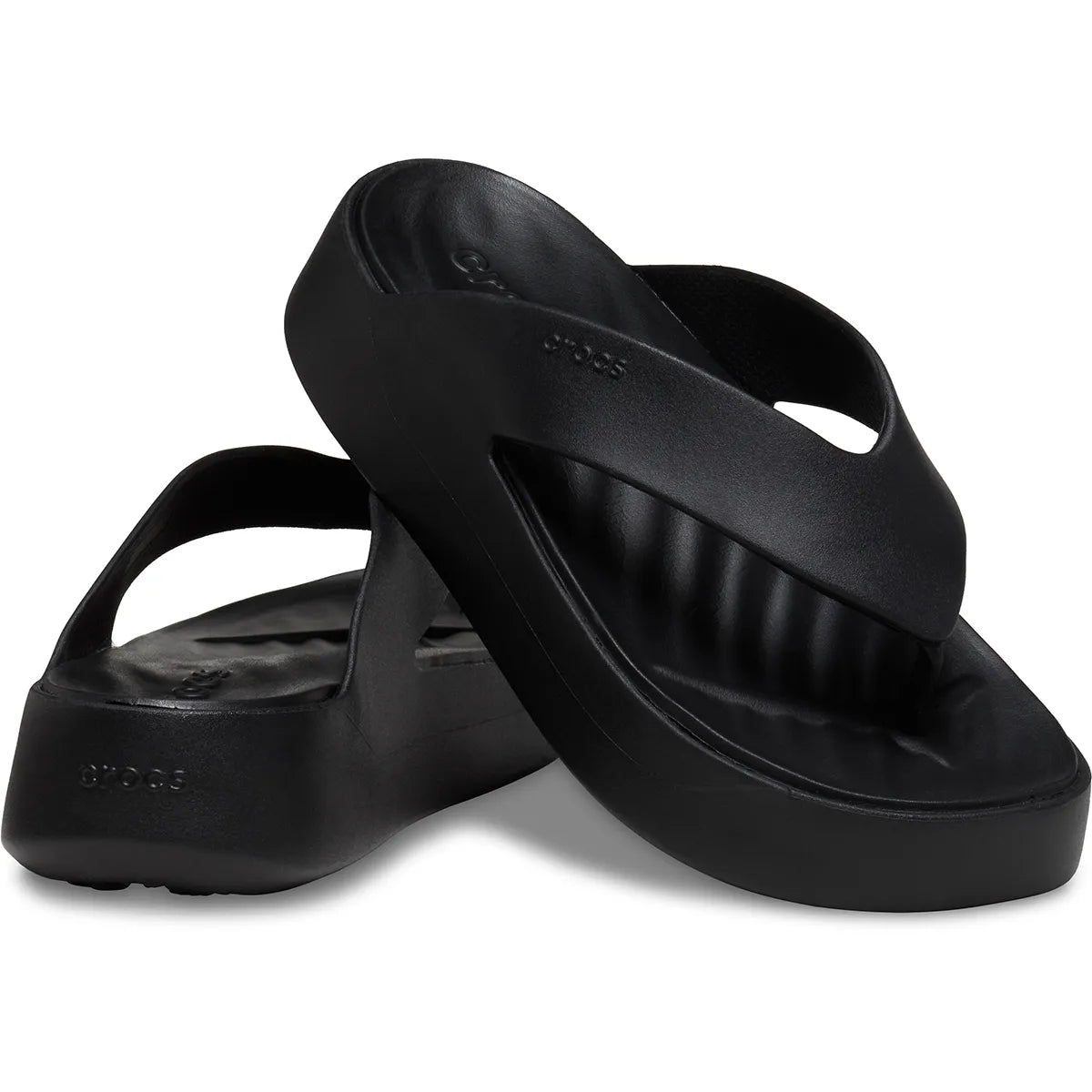 crocs getaway platform flip όψη 3/4 εσωτερική πλευρά
