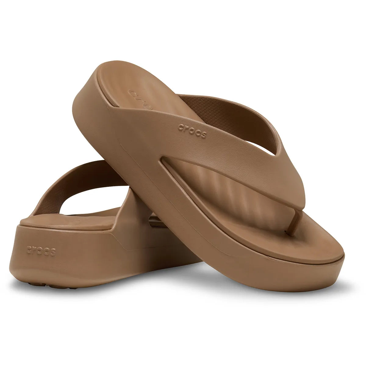 crocs getaway platform flip όψη 3/4 εσωτερική πλευρά