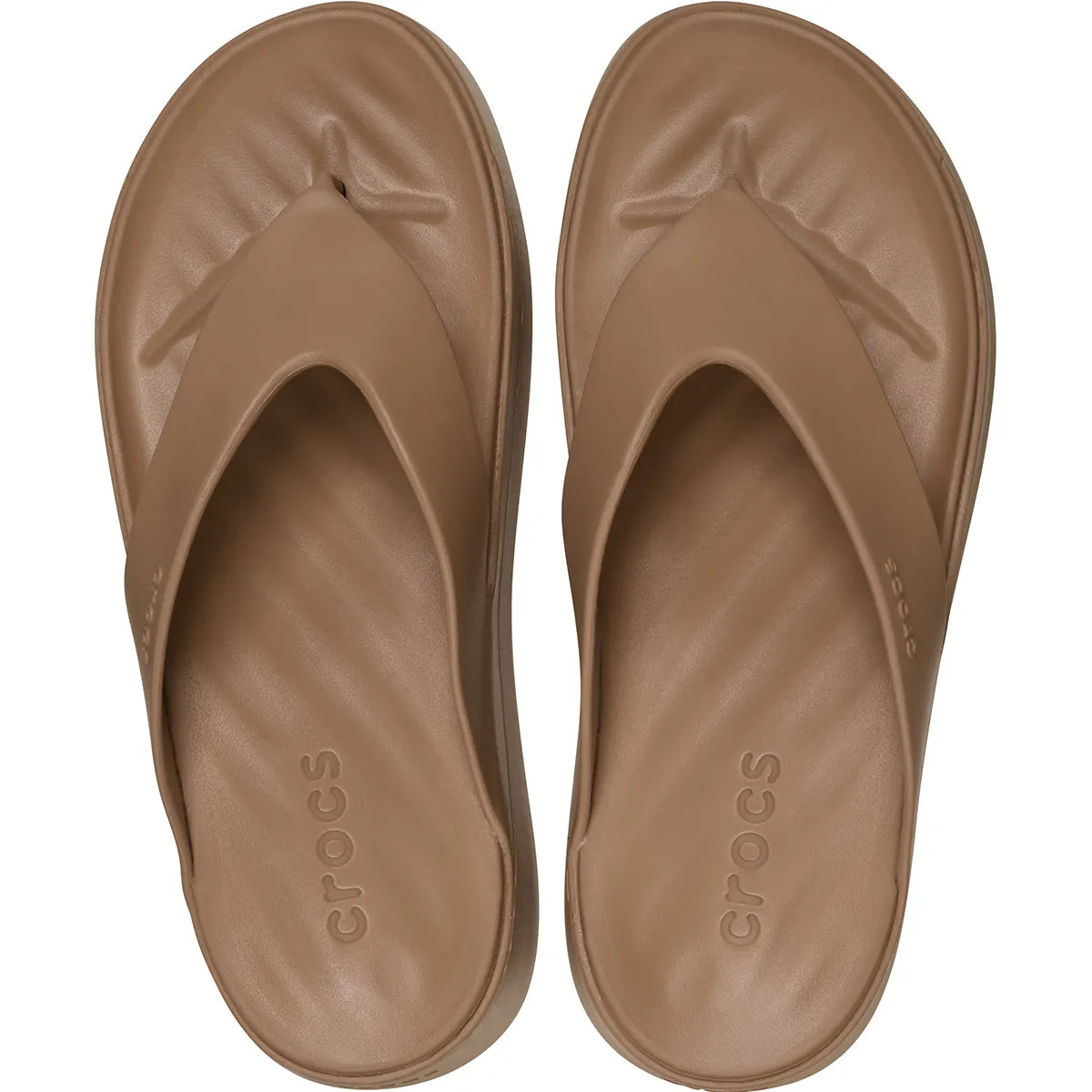 crocs getaway platform flip πάνω όψη ζευγάρι