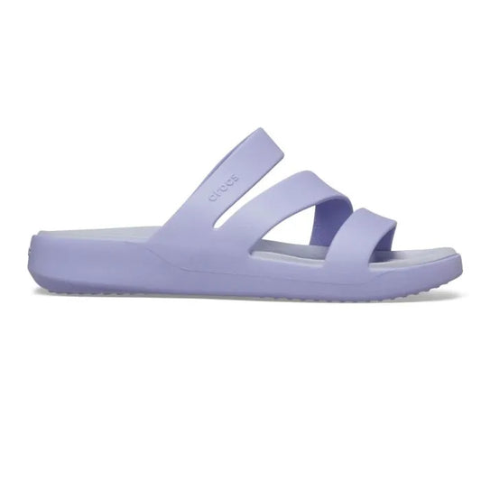 Crocs Getaway Strappy Γυναικεία Ανατομική Παντόφλα Mystic Purple 5BN