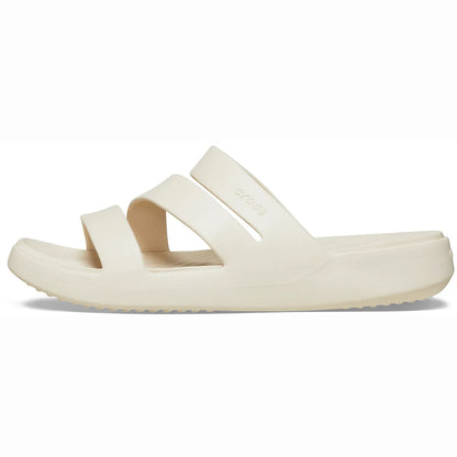 crocs getaway strappy πλάγια όψη εσωτερική πλευρά σε μπεζ χρώμα Stucco