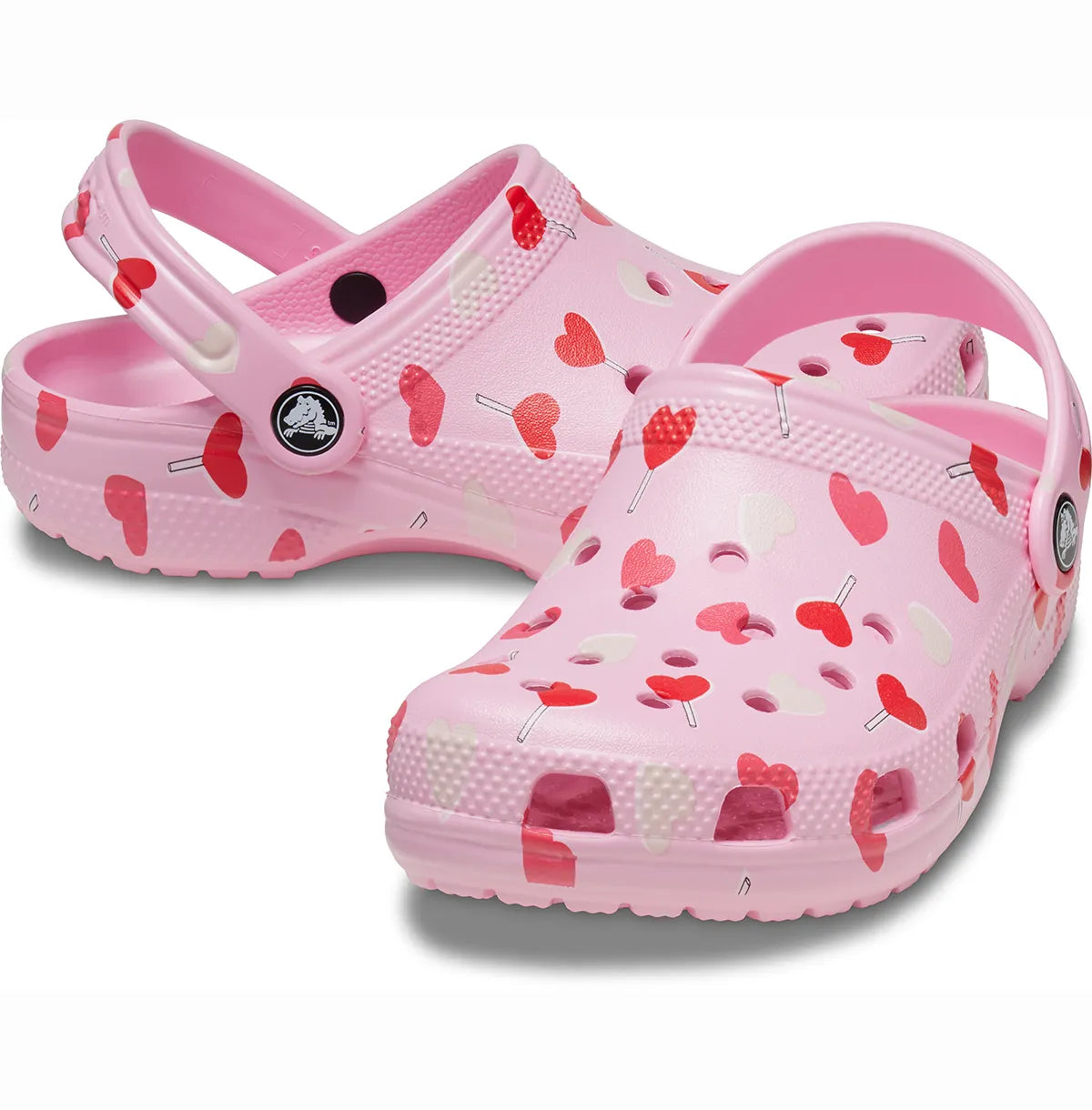 crocs classic vday clog t παιδικό σαμπό όψη 3/4 εσωτερική πλευρά