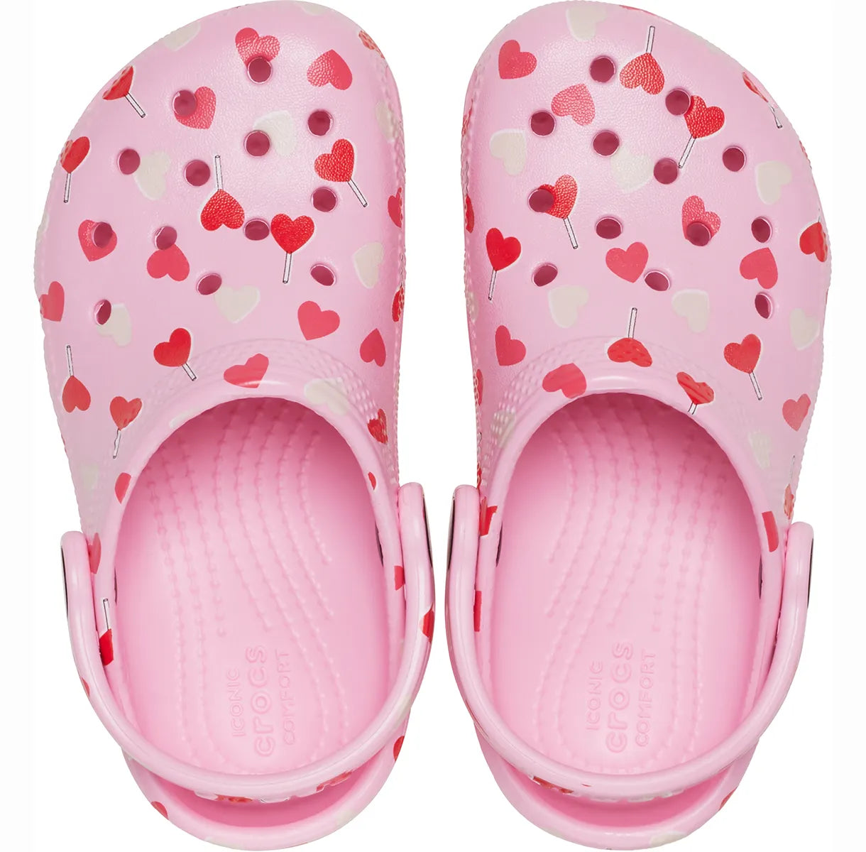 crocs classic vday clog t παιδικό σαμπό πάνω όψη