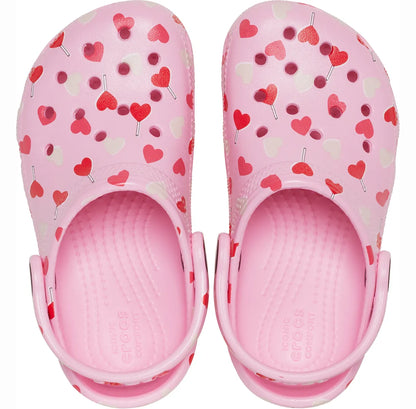 crocs classic vday clog t παιδικό σαμπό πάνω όψη
