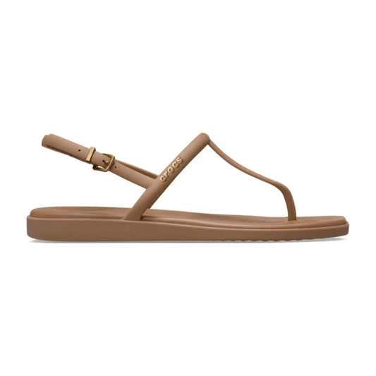 crocs miami thong flip πλάγια όψη εξωτερική πλευρά Milk Chocolate