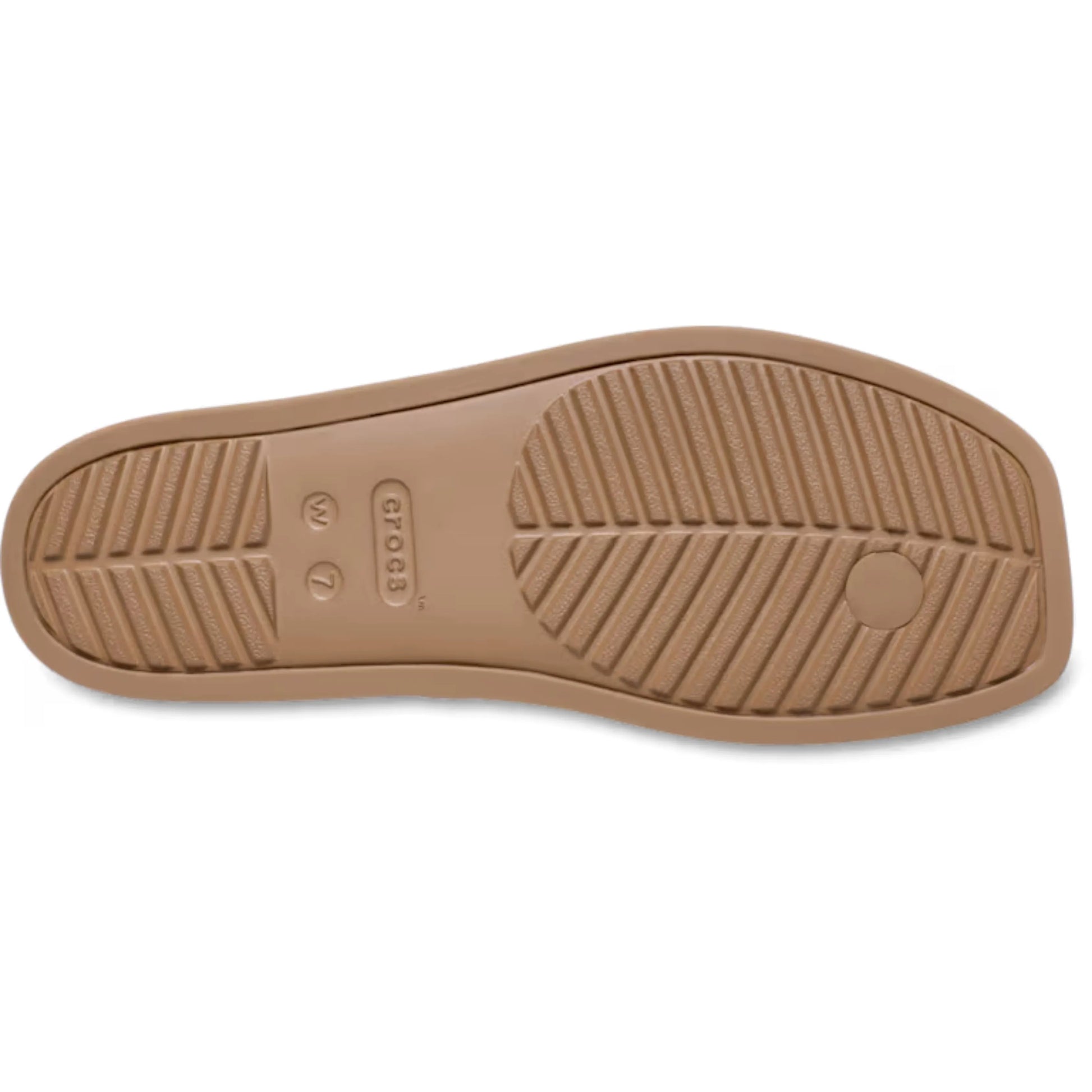 crocs miami thong flip κάτω όψη σόλα Milk Chocolate