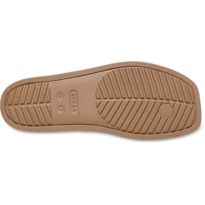 crocs miami thong flip κάτω όψη σόλα Milk Chocolate